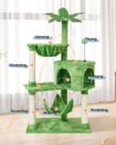 Feandrea 61-inch multi-level cat tree with condos, perches, hammock, and scratching posts